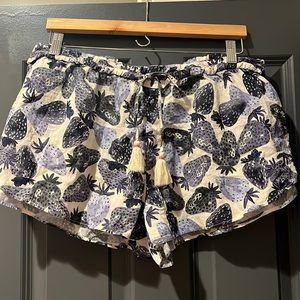 Anthropologie pajama shorts